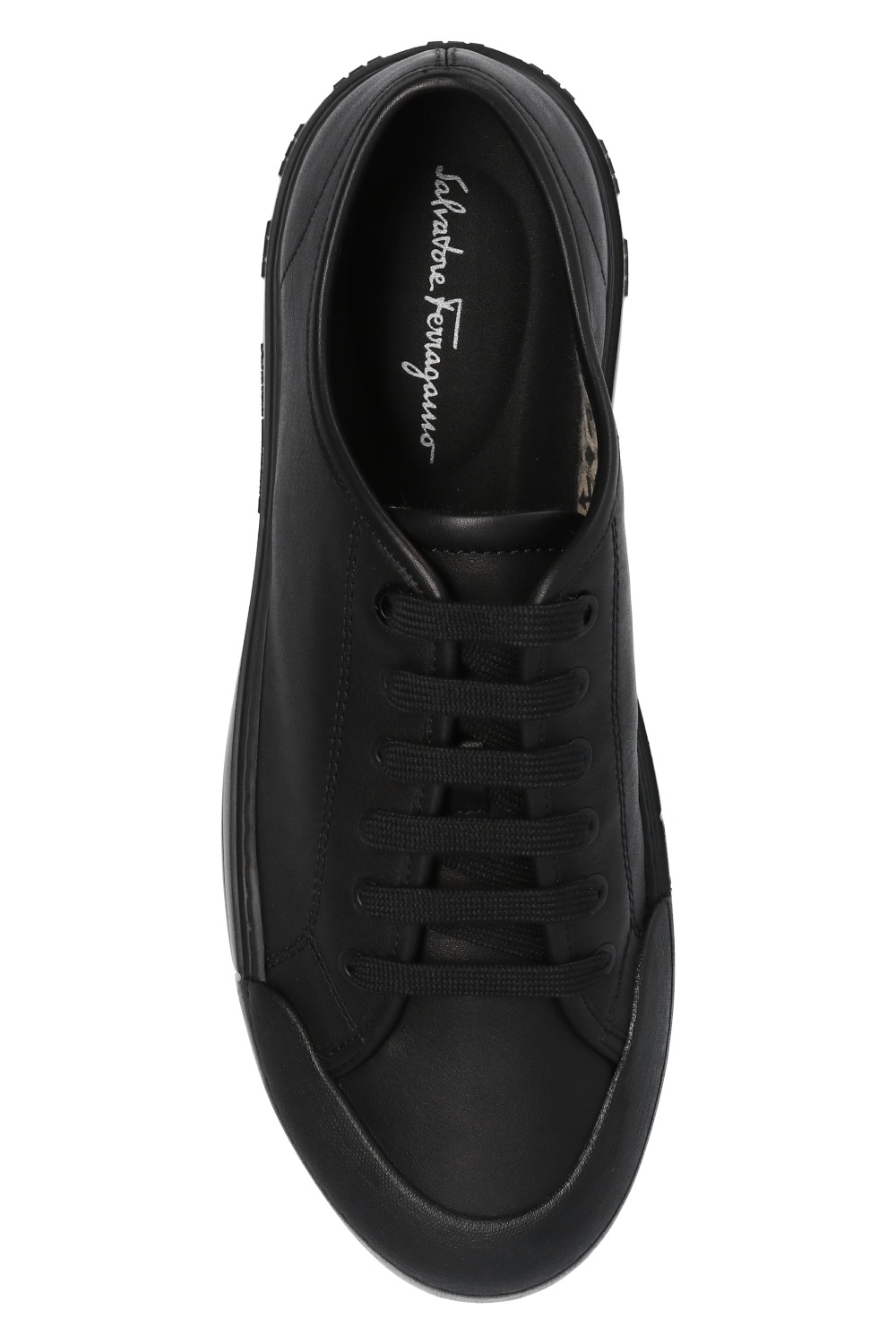 Salvatore ferragamo clearance black sneakers